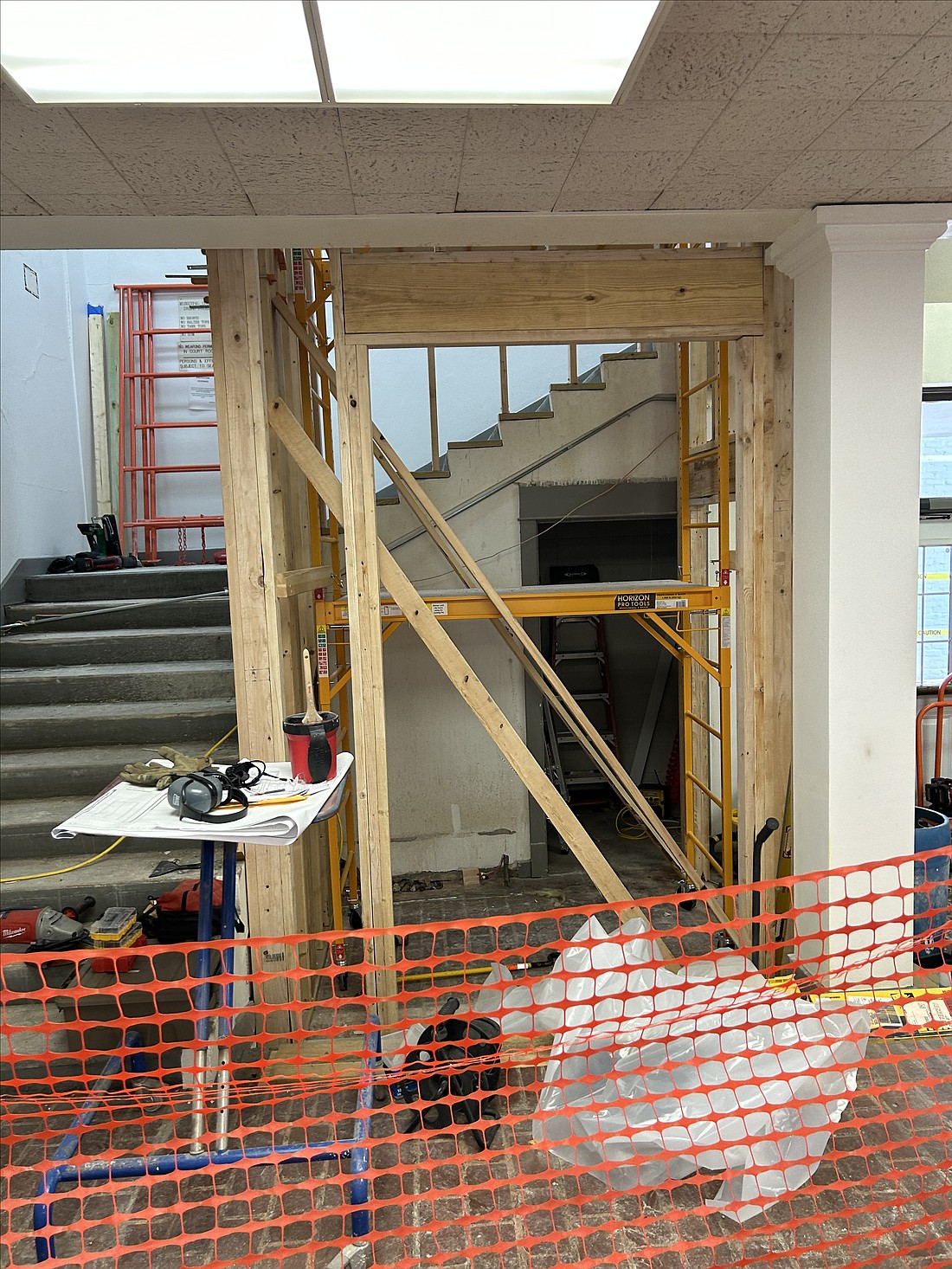 THE GRANT COUNTY COURTHOUSE will soon replace the old chairlift with a new elevator.