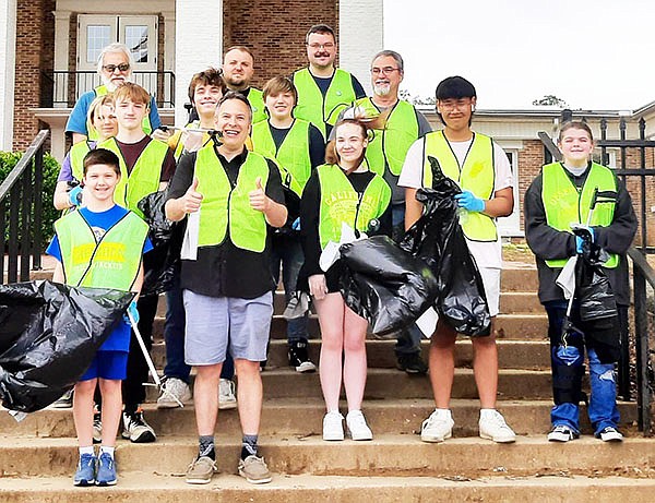 A crew of volunteers from around the community came together Saturday to help with the Keep Sheridan Beautiful Cleanup working to pick up trash around the city. Teams of Grant County citizens started at the Grant County Courthouse and worked their way out several blocks in each direction cleaning up litter and debris. Cardboard and other recyclables were also collected and disposed of properly during the annual event.