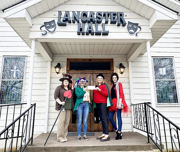 (L to R) Stephanie Amerson, Kohler HR Manager and Kerrie Fields, Kohler HR Generalist, present Karen Appleget, Grant County Community Theater Executive Director; and Baylie Barker, GCCT Board Member with a $5,000 check, funds from a grant awarded to the theater. Photo Submitted