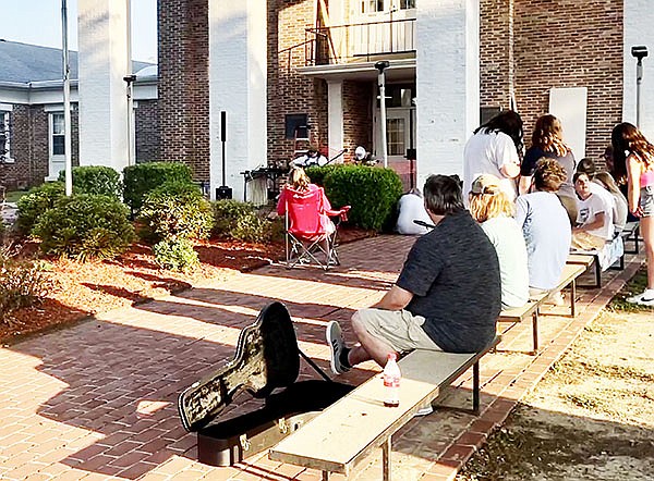 The first TGIT! On The Square was held Thursday, June 1 on the Grant County Courthouse lawn in Sheridan. The family fun event is planned for the first Thursday of each month through September. Photo By Gretchen Ritchey