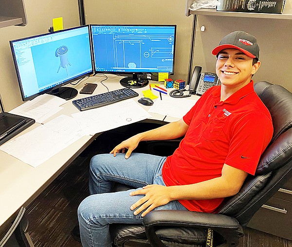 GRADUATE STUDENT Brendan Crutchfield of Sheridan received the Smith Graduate Steel Intern Scholarship, awarded by the Association for Iron and Steel Technology (AIST).