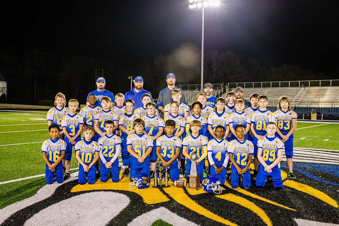 The Sheridan youth football’s fourth grade varsity team beat the undefeated Bryant team recently allowing them to move on to the championship game. They won the championship game against Benton in the AYFL. They also finished runner up in Junior Varsity.