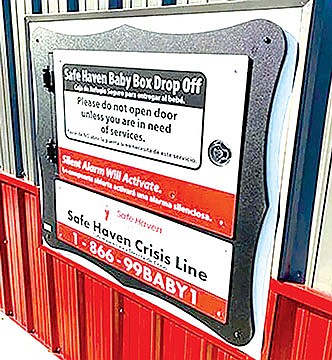 SHERIDAN FIRE DEPARTMENT’S renovations will now include a Safe Haven Baby Box after last week’s City Council vote of 4-2 in favor of the installation.