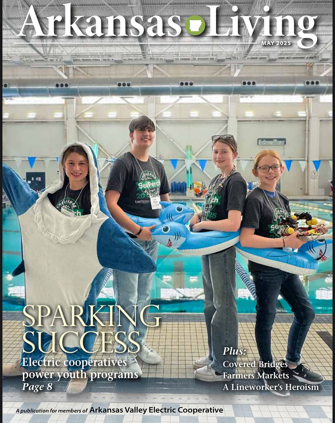 Grant County 4-H students made the cover of 
Arkansas Living magazine, published by the Electric Cooperatives of Arkansas. (Special to The Headlight)