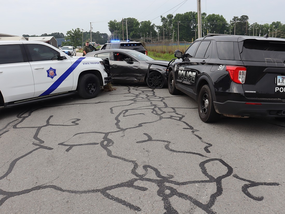 A high-speed chase on the morning of June 4 ended without injuries but several law enforcement vehicles were damaged in the process. (Photo: Courtesy Grant County Sheriff's Office)