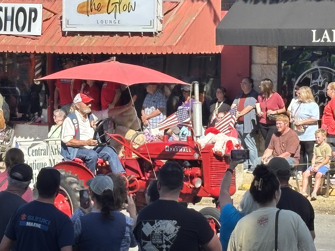 Vintage tractors were part of the Timberfest Parade on Saturday. For more on Timberfest, see next week's Headlight. (Photo: Gretchen Ritchey)