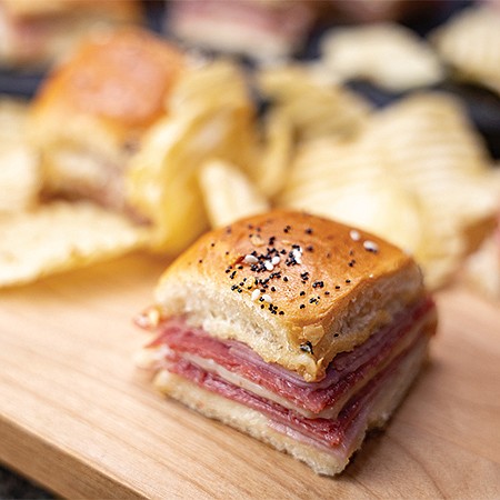 Simple ham and salami