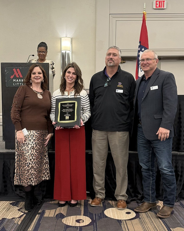 Poyen School Board members were noted for their accomplishments at a recent school board meeting. (Photo: Submitted)