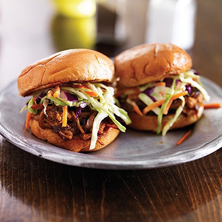 Pulled-pork sandwiches