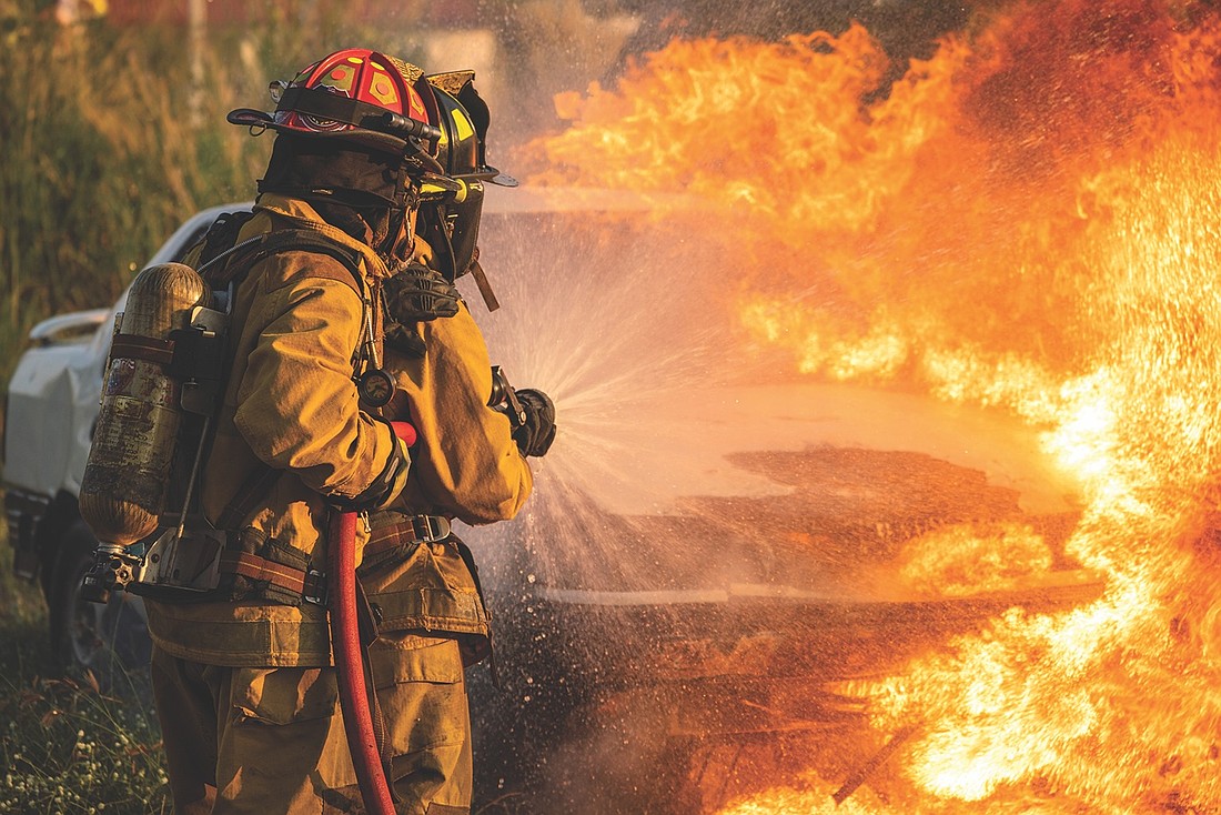 Firefighter turn out gear has a 10-year limit on its use. The Poyen Fire Department plans to apply for a grant to replace the gear through the Arkansas Rural Community Grant Program. (Photo: submitted)