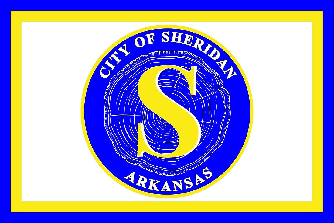 Sheridan's new flag uses the identifying colors sported by the Sheridan School District. (Photo: Submitted)