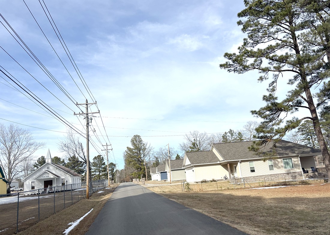 Shackleford Road was the topic of discussion at the Sheridan City Council meeting with the question being whether to widen it to allow the city to receive an ARDOT grant for a sidewalk from Rose Street to the Grant County Museum. (Photo: Gretchen Ritchie)