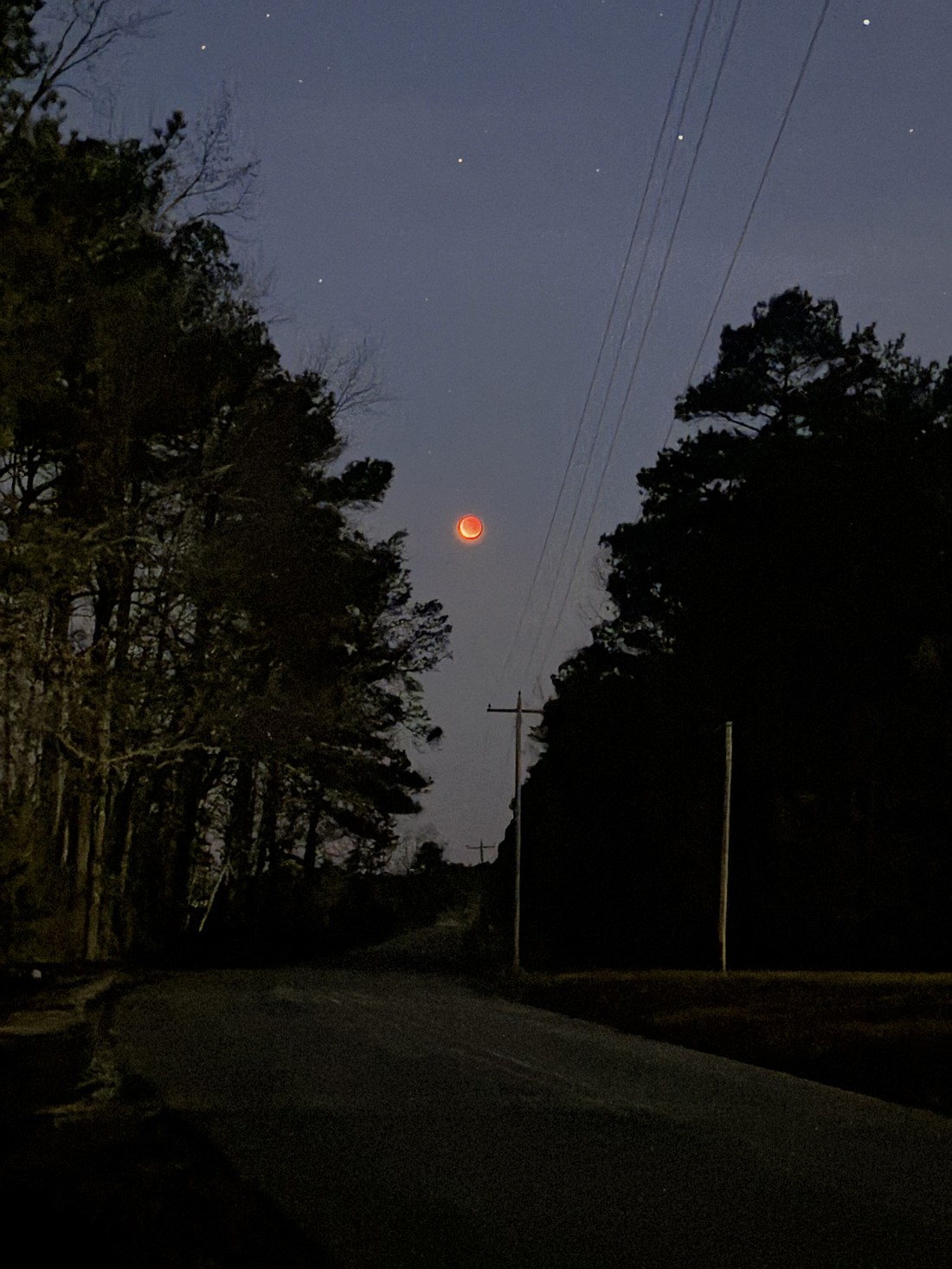 Rare blood-moon eclipse