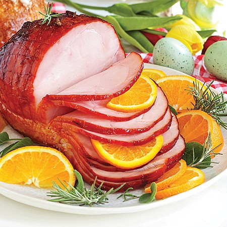 Holiday ham for Easter