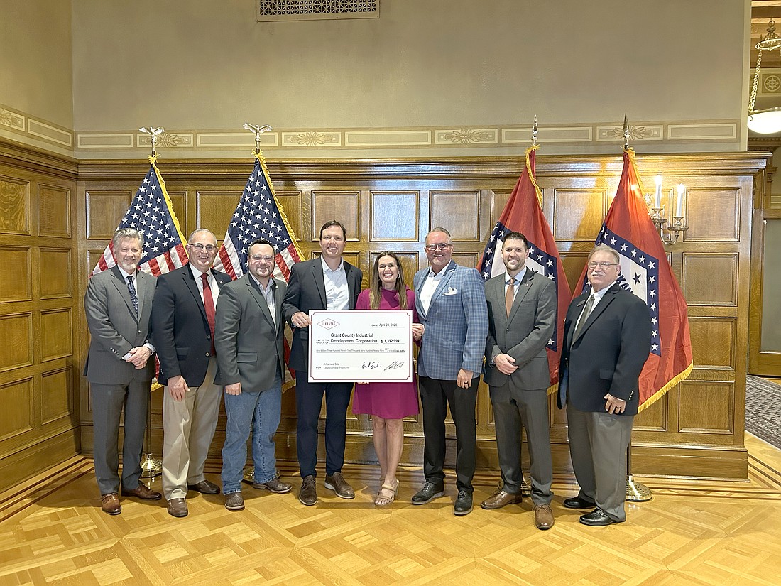 Grant County Industrial Development Corporation received a $1,392,999 grant through the Arkansas Site Development Program 2025, administered by the Arkansas Economic Development Commission. (Photo submitted)